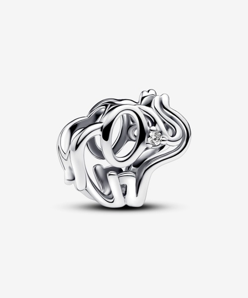 PANDORA（パンドラ） チャーム オープンワーク エレファント チャーム