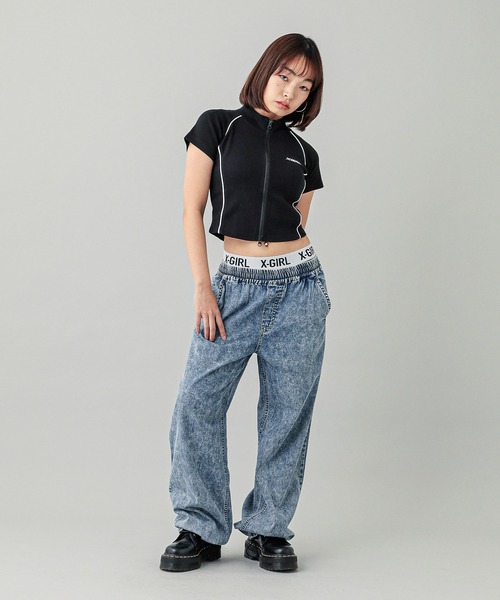 X-girl ジーンズ デニム デニムパンツ LIGHTWEIGHT DENIM EASY