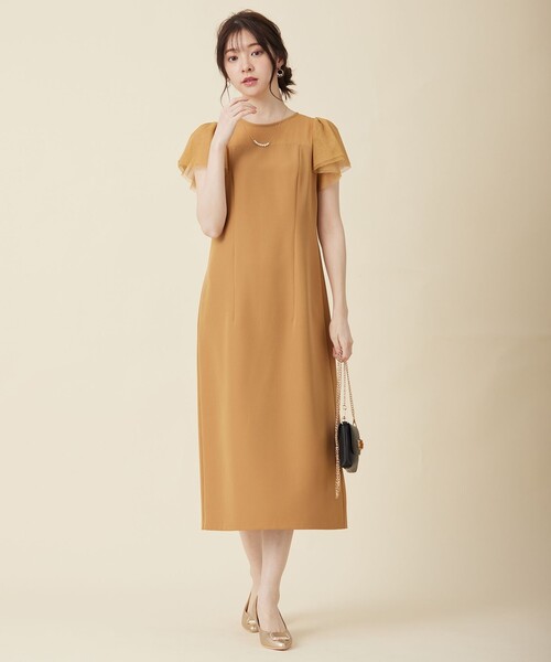 未使用✨エニィスィス　フォーマルワンピース　身頃レース　フレアーマーメイド　M 未使用✨エニィスィス フォーマルワンピース 身頃レース フレアー