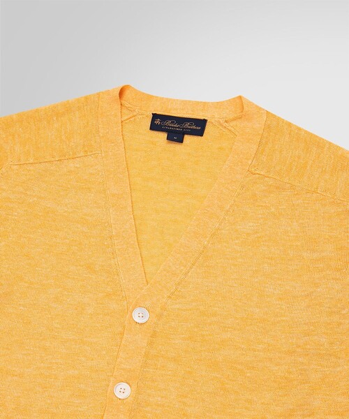 極美品 Brooks Brothers リネン 麻 カーディガン ニット L 極美品 Brooks Brothers リネン 麻 カーディガン ニット L
