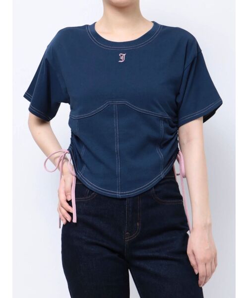 CD コルセット柄人気完売Tシャツ