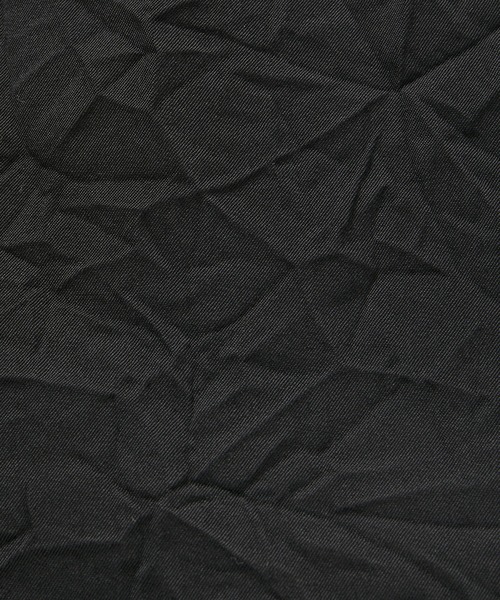 ADAM ET ROPE' スラックス ワッシャー ウールギャバ ワイド
