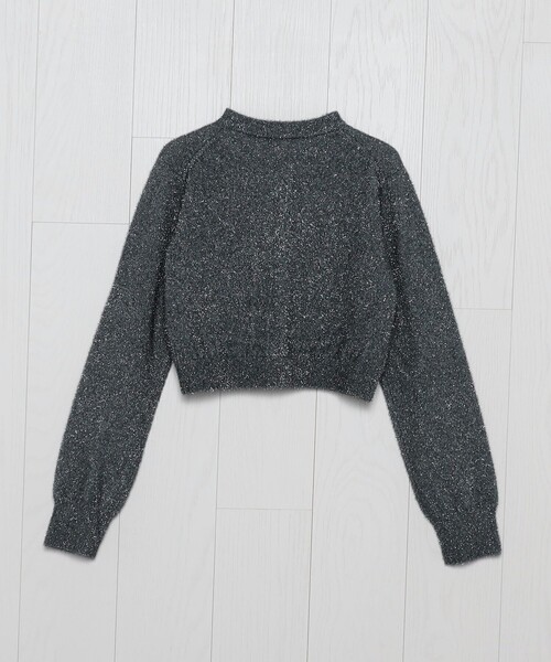 H BEAUTY&YOUTH UNITED ARROWS カーディガン 「H」スパークルニット  