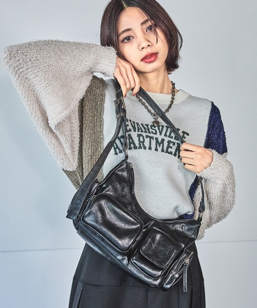 PAGEBOY ショルダーバッグ バッグ アウトポケットBAG レディース
