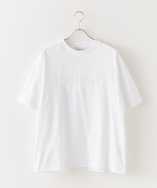   Jeans Hero Monogram Tシャツ 半袖 メンズ Calvin Klein tシャツ CK モノロゴ ヒーロー 16S 半袖Tシャツ SS