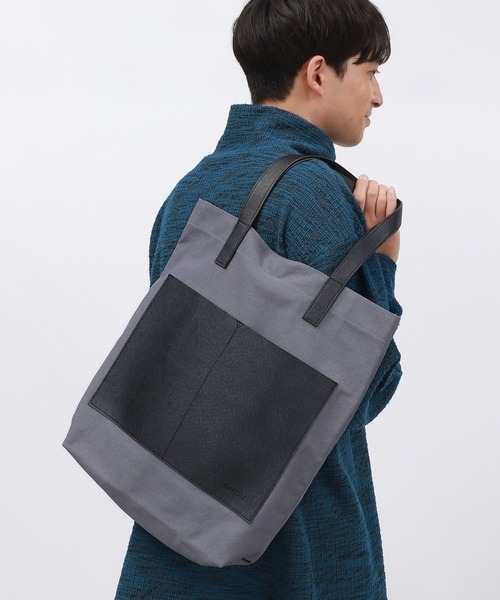 LAKOLE（ラコレ） トートバッグ キャンバスコンビトートバッグ