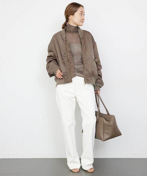 Deuxieme Classe ニット JAIPUR RIB タートルネック プルオーバー  