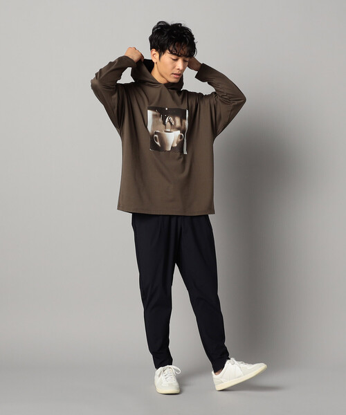 β MEN（ベータ・メン） tシャツ 「coffee break」プリントプルオーバー