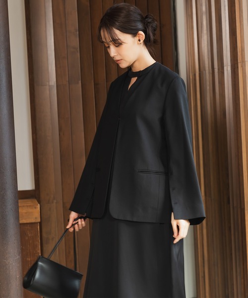 form forma ノーカラージャケット form forma ジャケット ノーカラージャケット 「喪服・礼服