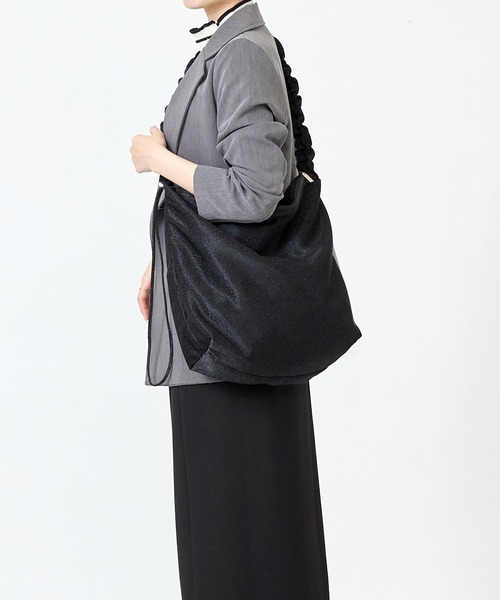 welleg（ウェレッグ） ショルダーバッグ バッグ グリッター ギャザー