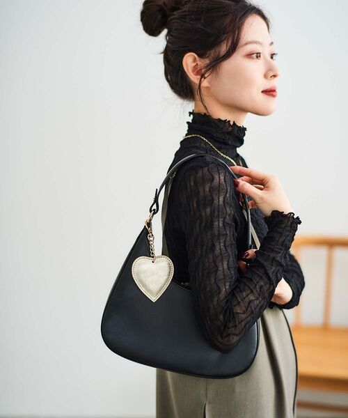 le.coeur blanc（ルクールブラン） キーケース AULENTTIハートチャーム