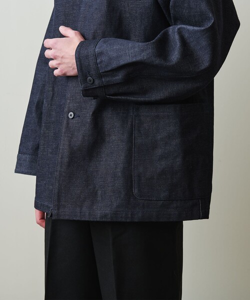 CIOTA × Steven Alan デニムワークジャケット　40s STEVEN ALAN カバーオール 「Steven Alan」 セルビッチ デニム