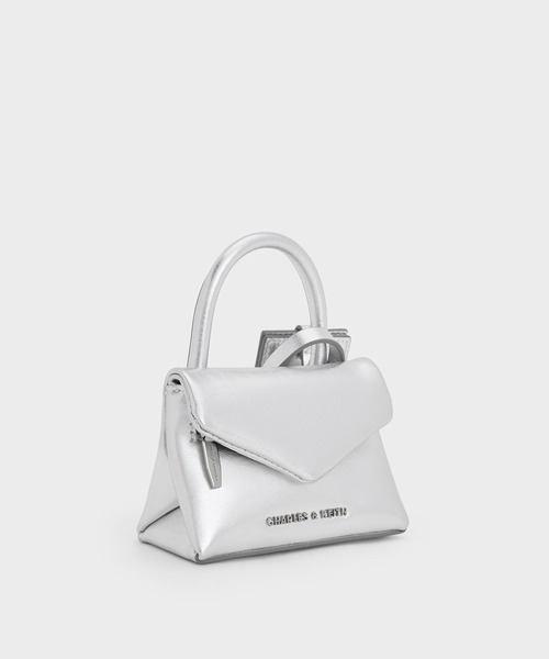 CHARLES & KEITH◆Andromeda マイクロバッグチャーム◆送料込 CHARLES & KEITH｜Andromeda アンドロメダ マイクロバッグ