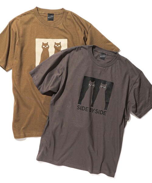 BEAMS T（ビームスT） tシャツ BEAMS T / SIDE BY SIDE メンズ