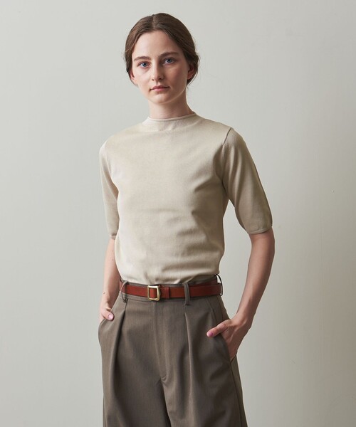 Steven Alan 半袖シルクニット STEVEN ALAN ニット セーター 「Steven Alan」ボトルネック