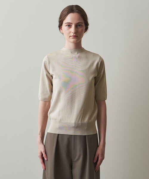 ＜Steven Alan＞ボトルネック ハーフスリーブ ニット STEVEN ALAN ニット セーター 「Steven Alan」ボトルネック