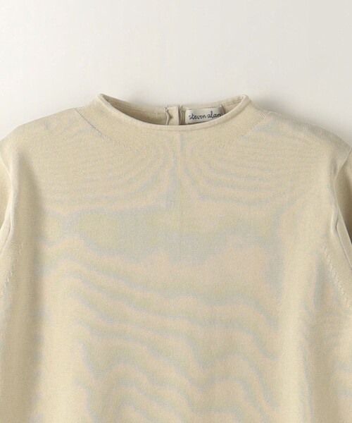 ＜Steven Alan＞ボトルネック ハーフスリーブ ニット STEVEN ALAN ニット セーター 「Steven Alan」ボトルネック