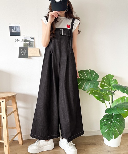 ◆ Jeans◆ all over critter ロゴ サロペット 送料込 FREAK'S STORE サロペット オーバーオール CIMARRON JEANS
