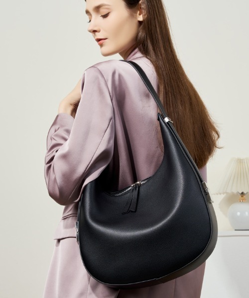ショルダーバッグ バッグ 「NiiNa」「高品質牛革」レザーワンハンドル 