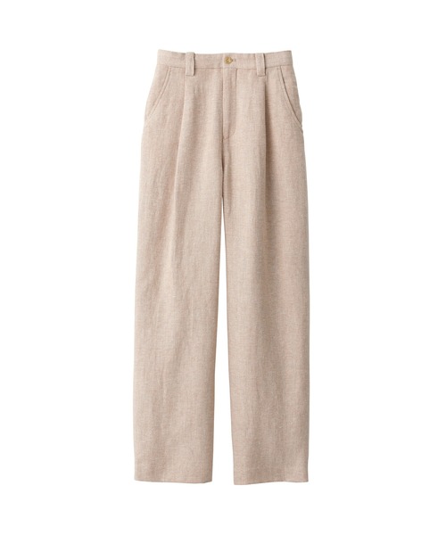 MUJI Labo パンツ 「MUJI Labo」婦人 リネン混ウールパンツ