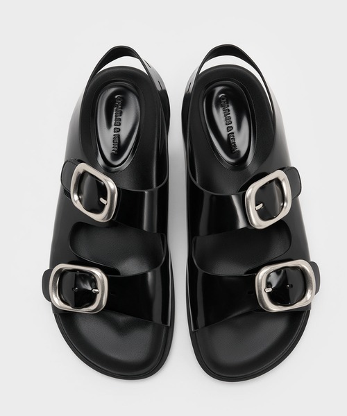 【新品未使用】COACH ブラック ダブルストラップ サンダル箱付き人気デザイン 360605823_1.jpg