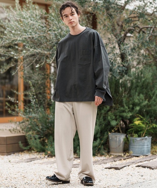 【mm】 ストレートパンツ セール】 コットンツイル ストレートパンツ （その他パンツ
