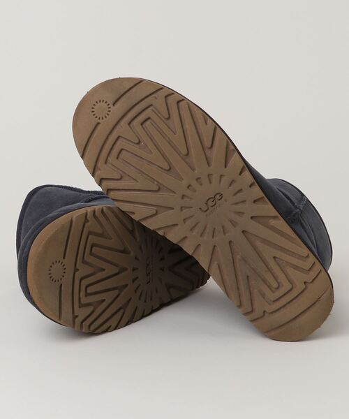 【未使用】UGG 25cm ネイビー モカシン 未使用】UGG 25cm ネイビー モカシン 新品未使用 UGG アグ モカシン 黒