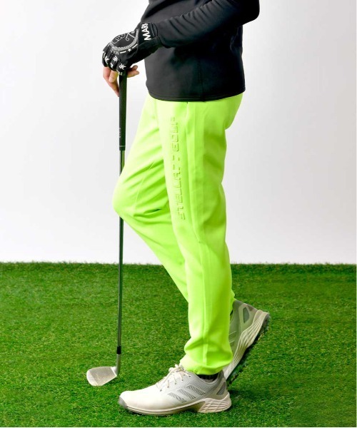 archivio 蛍光イエロー ゴルフパンツ 36 STELLA77GOLF パンツ 蛍光カラーゴルフパンツ メンズ : ZOZOTOWN