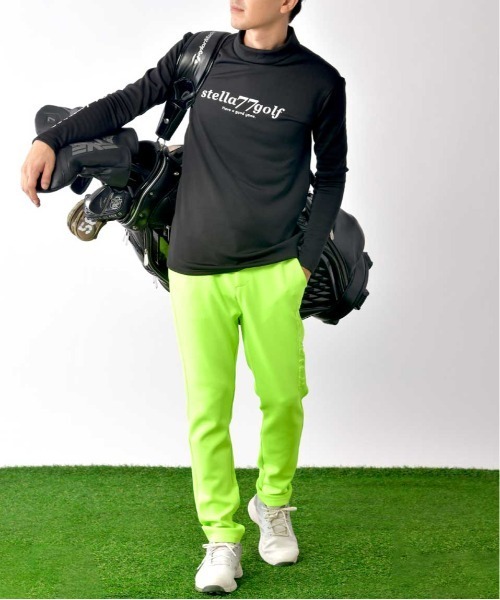 archivio 蛍光イエロー ゴルフパンツ 36 STELLA77GOLF パンツ 蛍光カラーゴルフパンツ メンズ : ZOZOTOWN
