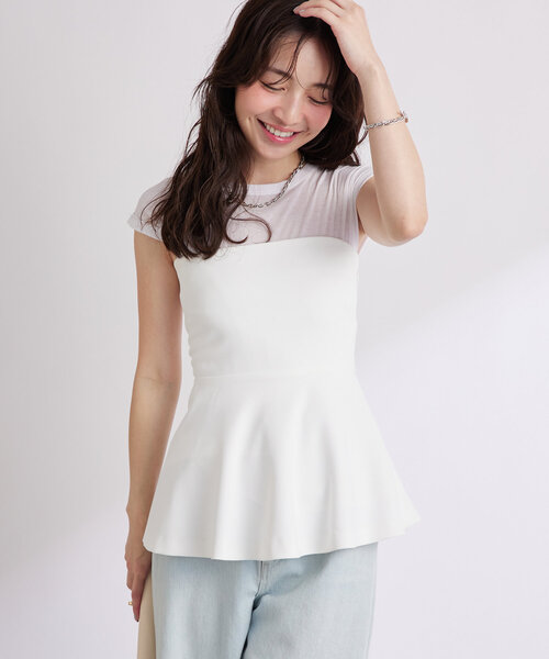 人気スタッフmiki監修　レースアップビスチェ La boutique BonBon｜【人気スタッフmiki監修】レースアップ