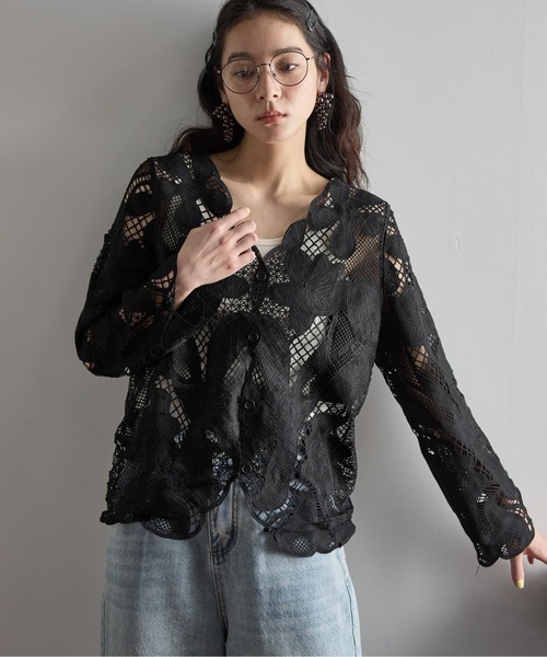シアーカーデブラウス LASUD｜シアーカーデブラウス | Rakuten Fashion(楽天
