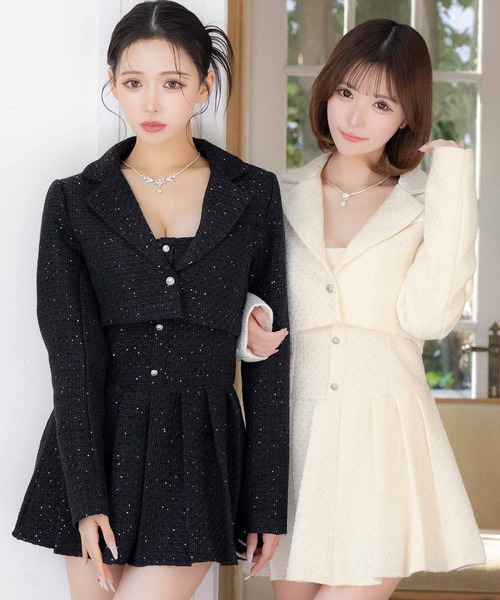 Tika（ティカ） セットアップ キャバドレス セットアップ 長袖