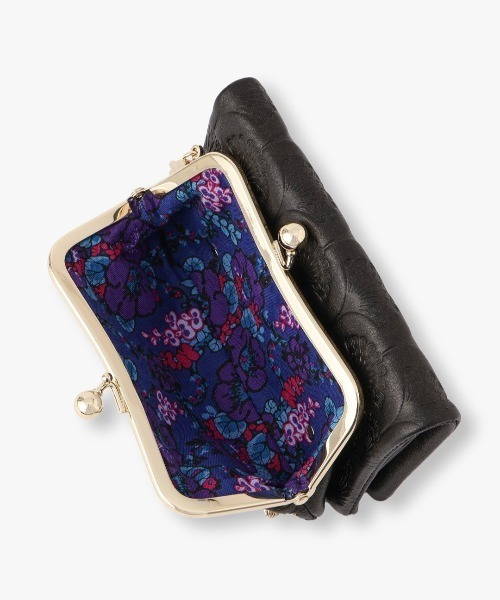 ANNA SUI 財布 ピーコック 二つ折り口金財布 レディース