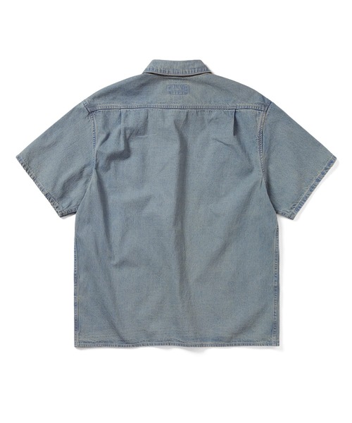 thisisneverthat シャツ Washed Denim S/S Shirt メンズ