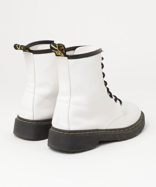 「Burner」 ショートブーツ 37 ホワイト レディース_画像2