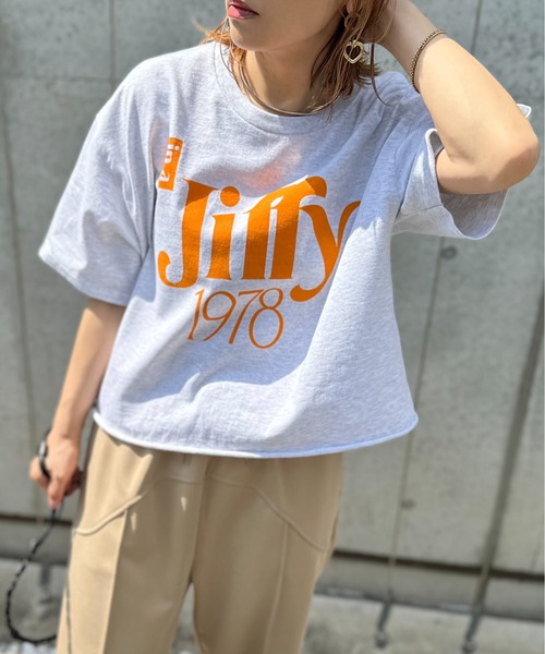 Johnny's - 【値下げ】goodnight5tore 限定 半袖Tシャツ Ladies 未開封 mi via loca tシャツ 半袖 「GILDAN」レトロJiffyナンバーロゴTシャツ