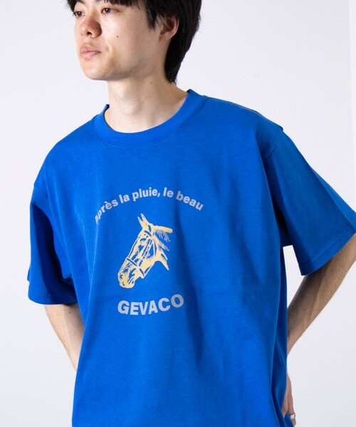 GEVACO（ゲバコ） tシャツ 「GEVACO/ゲバコ」グラフィック 半袖