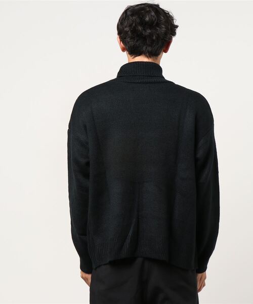 「WESTBOY」 タートルネックニット L ブラック メンズ_画像3