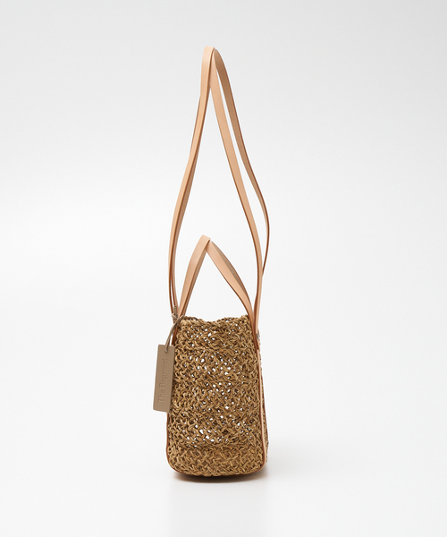 the bagmati　バグマティ　かごバッグ　ベージュ　ハンド The Bagmati バグマティ かごバッグ ベージュ 【古着】【中古