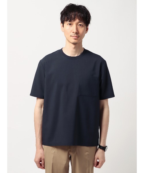 値下げ歓迎！無地半袖Tシャツ tシャツ 半袖Tシャツ ウォッシャブル ウールライクポリエステル 無地