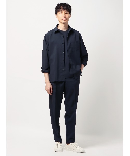 tシャツ 半袖Tシャツ ウォッシャブル ウールライクポリエステル 無地