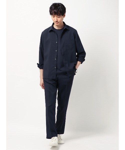 tシャツ 半袖Tシャツ ウォッシャブル ウールライクポリエステル 無地