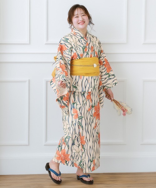 大きいサイズ　浴衣 浴衣 単品 大きいサイズ[品番：NNCW0004060]｜Ainokajitsu