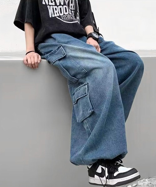 JOHNNY WOLF（ジョニーウルフ） ワイドパンツ ジーンズ DEWEY