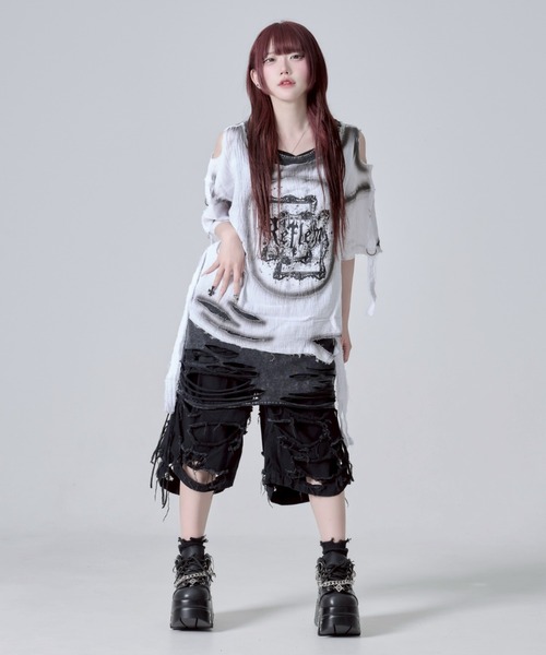 『REFLEM/レフレム』顔料加工デニムハーフパンツ REFLEM パンツ 「REFLEM/レフレム」顔料加工デニムハーフパンツ