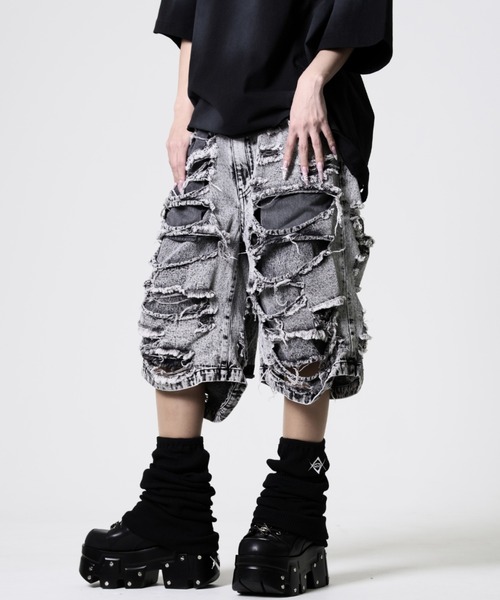 REFLEM（レフレム） ハーフパンツ ワイドパンツ ジーンズ デニム