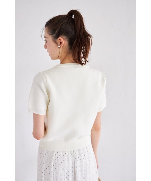 tocco closet カーディガン 「ZOZO限定」ビジューアソートボタン