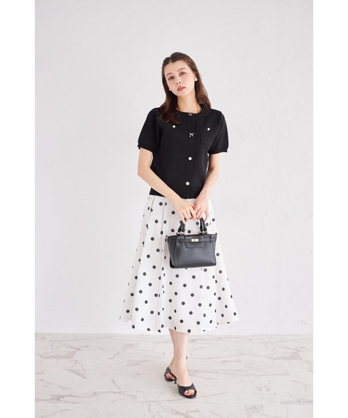 tocco closet カーディガン 「ZOZO限定」ビジューアソートボタン