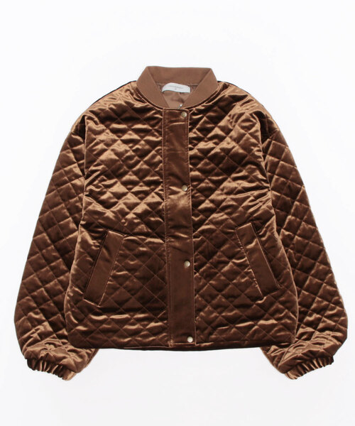 「UR Lab.」 キルティングブルゾン FREE ブラウン レディース_画像2
