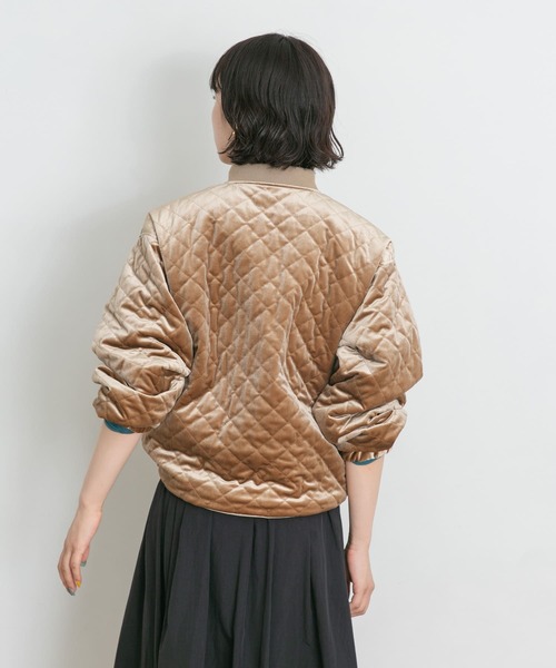 「UR Lab.」 キルティングブルゾン FREE ブラウン レディース_画像7